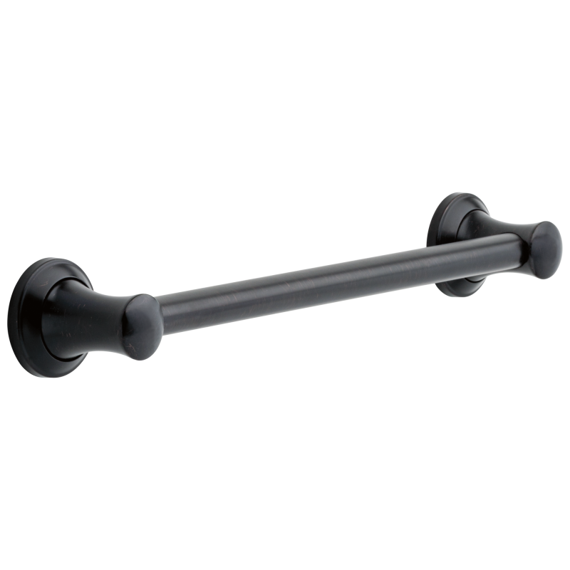 DELTA BathSafety 18" Transitional Decorative ADA Grab Bar — Venetian Bronze