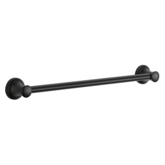 DELTA BathSafety 24" Transitional Decorative Grab Bar — Matte Black