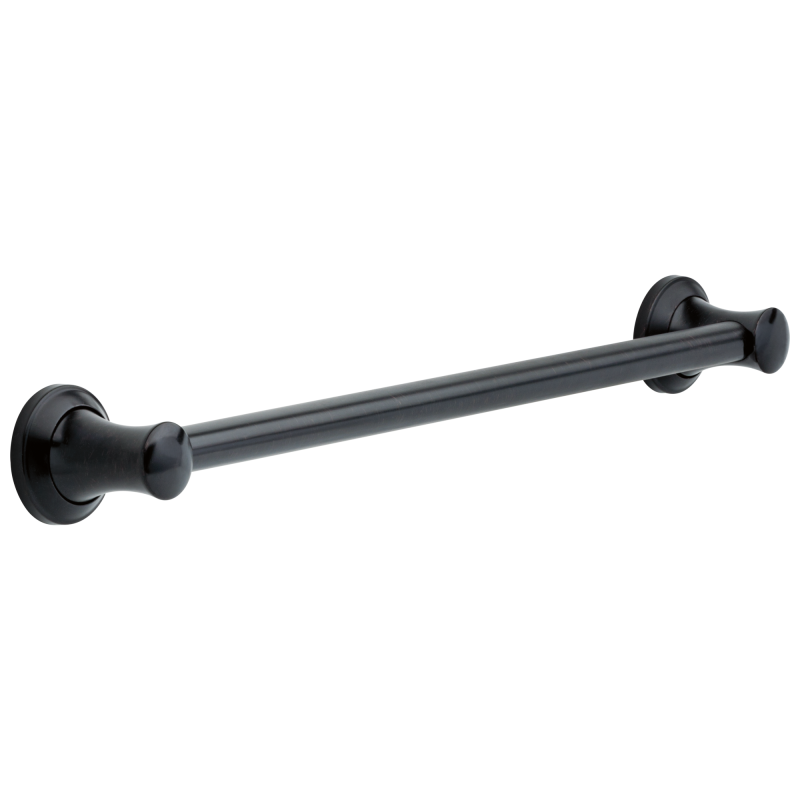 DELTA BathSafety 24" Transitional Decorative ADA Grab Bar — Venetian Bronze