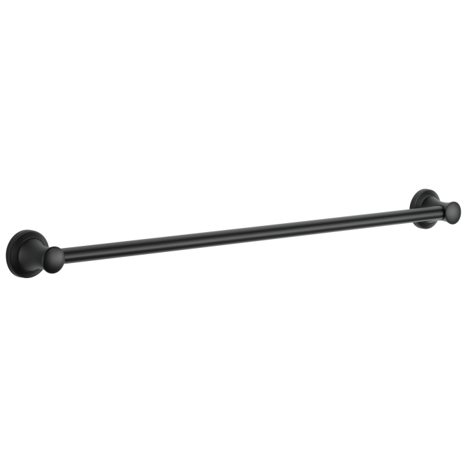 DELTA BathSafety 36" Transitional Decorative Grab Bar — Matte Black