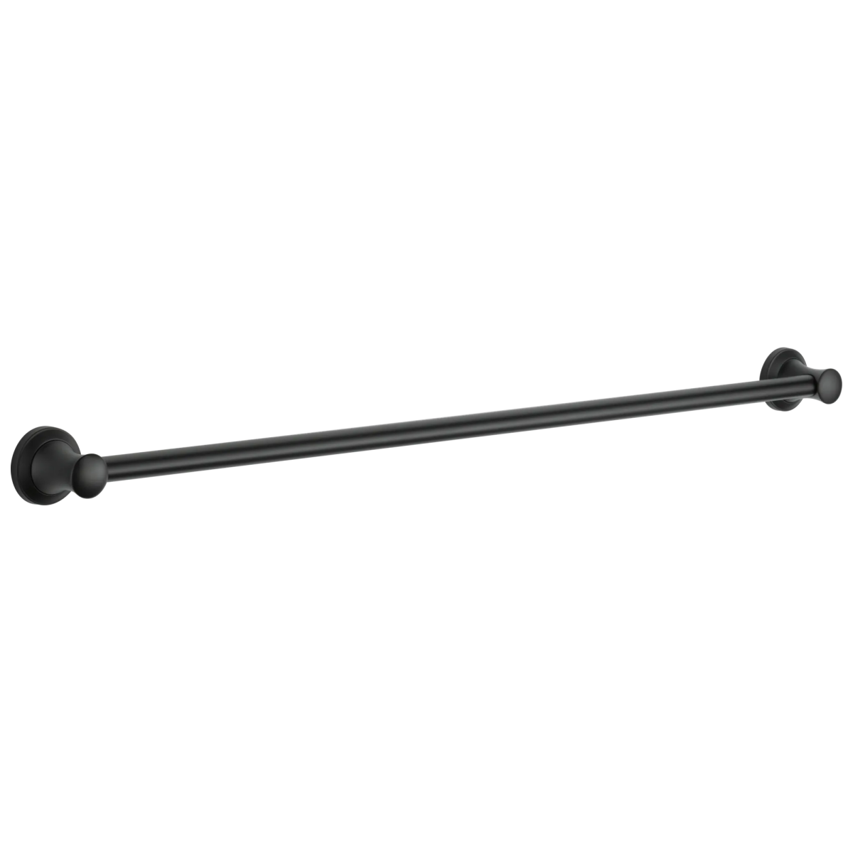 DELTA BathSafety 42" Transitional Decorative Grab Bar — Matte Black