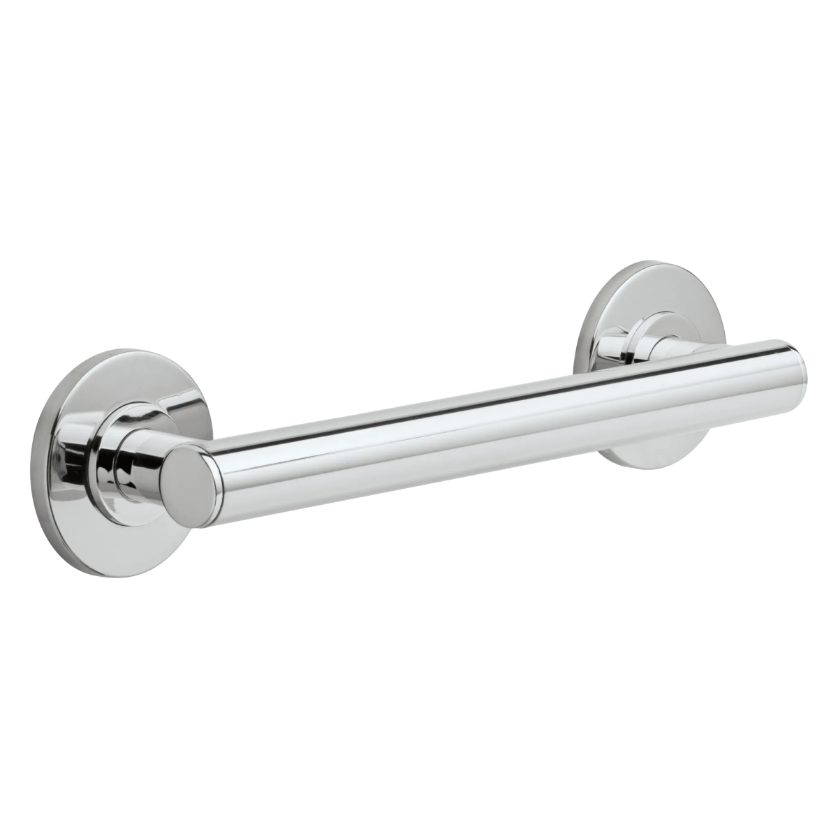 DELTA BathSafety 12" Contemporary Decorative ADA Grab Bar — Chrome