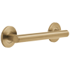 DELTA BathSafety 12" Contemporary Decorative ADA Grab Bar — Champagne Bronze