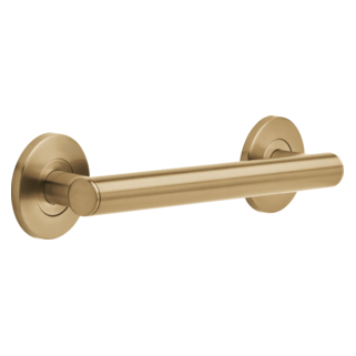 DELTA BathSafety 12" Contemporary Decorative ADA Grab Bar — Champagne Bronze