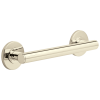 DELTA BathSafety 12" Contemporary Decorative ADA Grab Bar — Polished Nickel