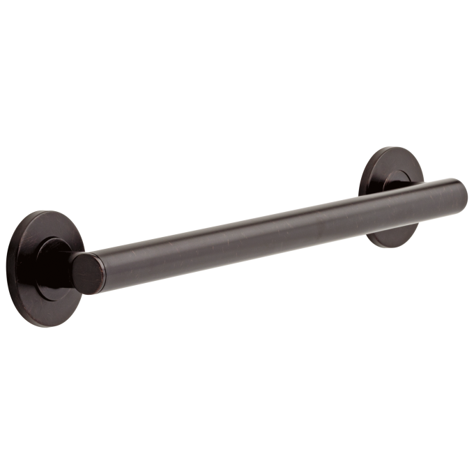 DELTA BathSafety 18" Contemporary Decorative ADA Grab Bar — Venetian Bronze