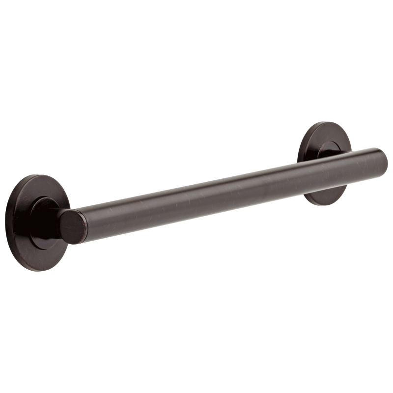 DELTA BathSafety 18" Contemporary Decorative ADA Grab Bar — Venetian Bronze