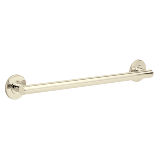 DELTA BathSafety 24" Contemporary Decorative ADA Grab Bar — Polished Nickel