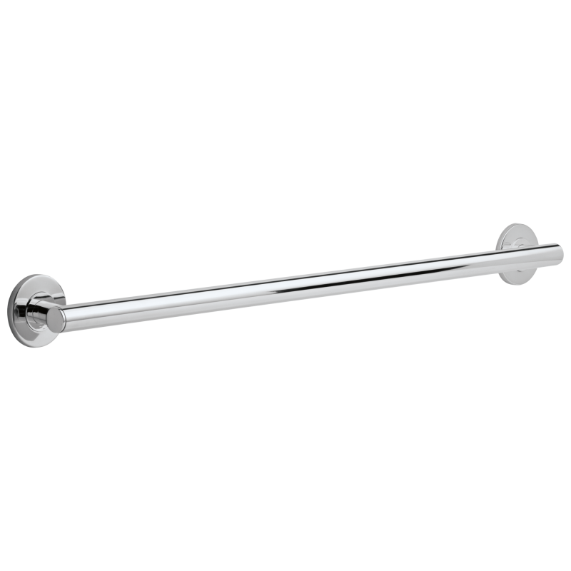 DELTA BathSafety 36" Contemporary Decorative ADA Grab Bar — Chrome