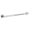 DELTA BathSafety 36" Contemporary Decorative ADA Grab Bar — Chrome