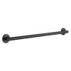 DELTA BathSafety 36" Contemporary Decorative ADA Grab Bar — Matte Black