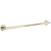 DELTA BathSafety 36" Contemporary Decorative ADA Grab Bar — Polished Nickel