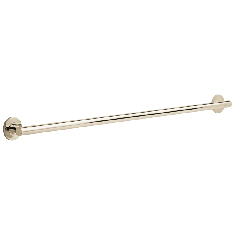 DELTA Pivotal 42" Contemporary Decorative ADA Grab Bar — Polished Nickel