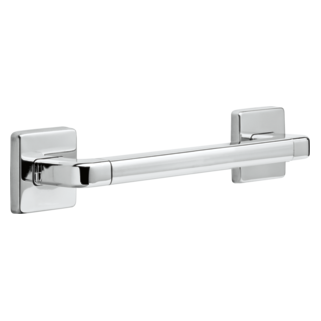 DELTA BathSafety 12" Angular Modern Decorative ADA Grab Bar — Chrome