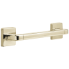 DELTA BathSafety 12" Angular Modern Decorative ADA Grab Bar — Polished Nickel