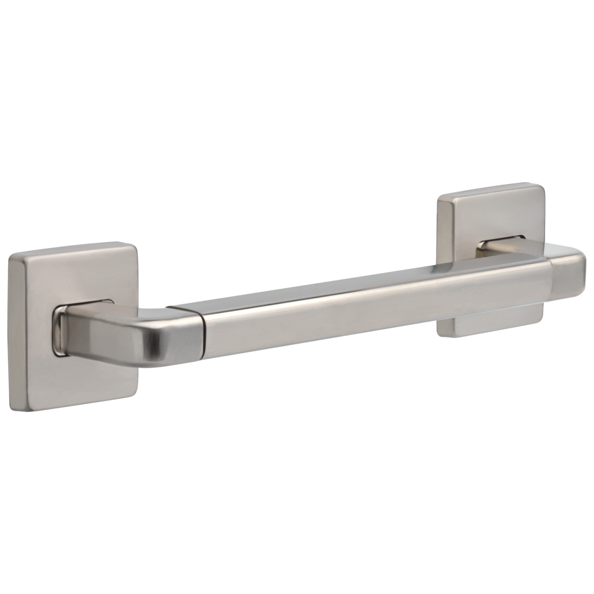 DELTA BathSafety 12" Angular Modern Decorative ADA Grab Bar — Stainless