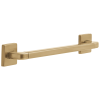 DELTA BathSafety 18" Angular Modern Decorative ADA Grab Bar — Champagne Bronze
