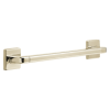 DELTA BathSafety 18" Angular Modern Decorative ADA Grab Bar — Polished Nickel