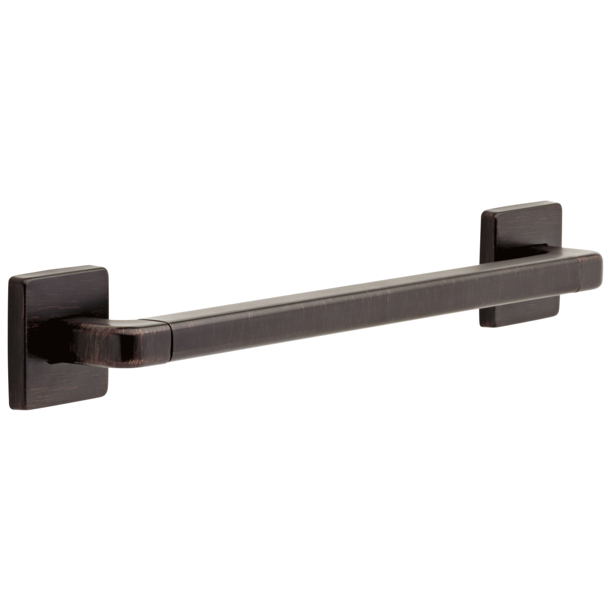 DELTA BathSafety 18" Angular Modern Decorative ADA Grab Bar — Venetian Bronze