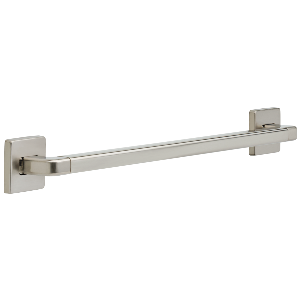 DELTA BathSafety 24" Angular Modern Decorative ADA Grab Bar — Stainless