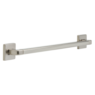 DELTA BathSafety 24" Angular Modern Decorative ADA Grab Bar — Stainless