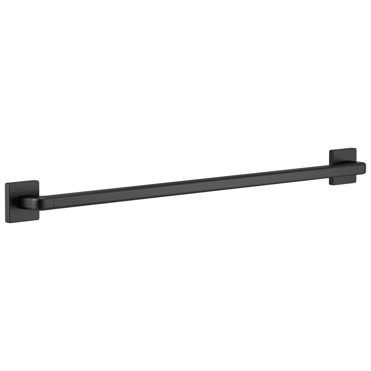 DELTA BathSafety Angular Modern Decorative ADA Grab Bar - 36" — Matte Black