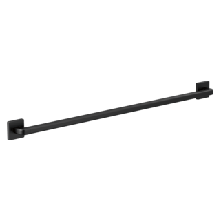 DELTA Pivotal 42" Angular Modern Decorative ADA Grab Bar — Matte Black