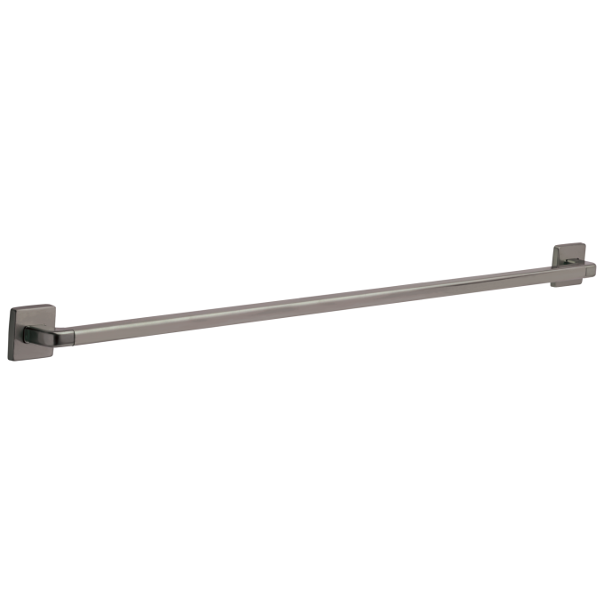DELTA BathSafety Angular Modern Decorative ADA Grab Bar — Black Stainless