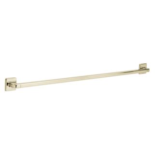 DELTA BathSafety Angular Modern Decorative ADA Grab Bar — Polished Nickel