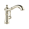 DELTA Cassidy Single Handle Pull-Out Kitchen Faucet — Polished Nickel