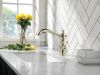 DELTA Cassidy Single Handle Pull-Out Kitchen Faucet — Polished Nickel