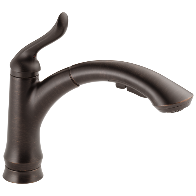 DELTA Linden Single Handle Pull-Out Kitchen Faucet — Venetian Bronze