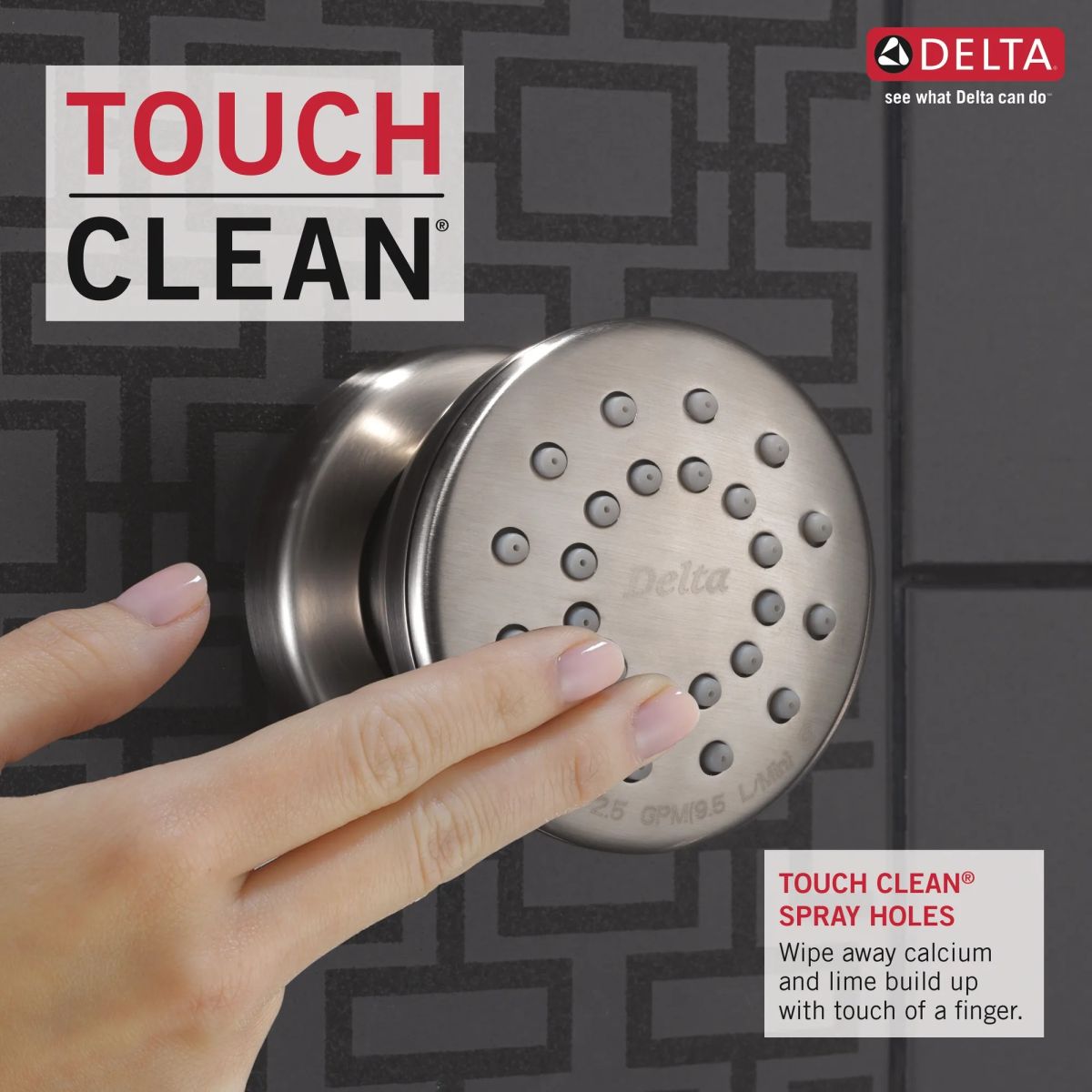 DELTA Other Surface Mount Body Spray — Stainless