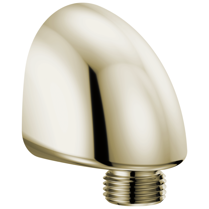 DELTA Universal Showering Components Wall Elbow For Hand Shower — Lumicoat® Polished Nickel
