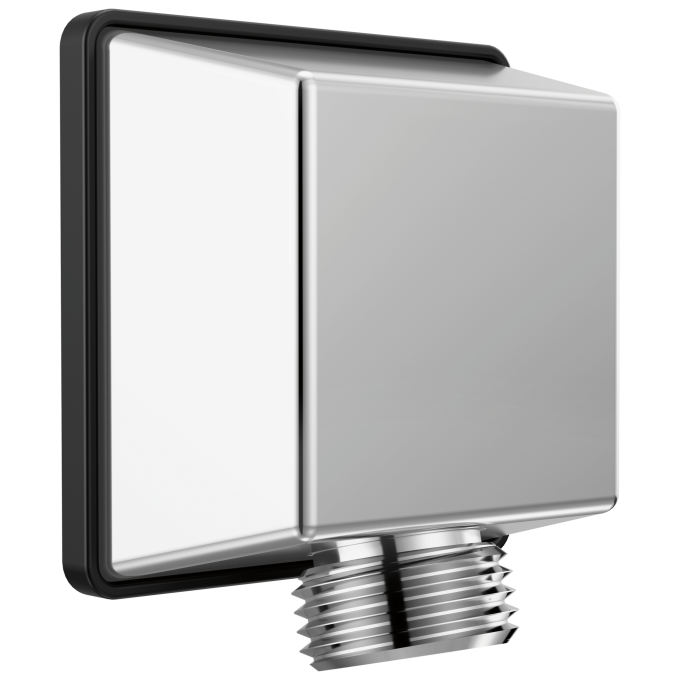 DELTA Universal Showering Components Square Wall Elbow for Hand Shower — Chrome