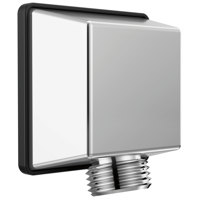 DELTA Universal Showering Components Square Wall Elbow for Hand Shower — Chrome
