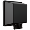 DELTA Universal Showering Components Square Wall Elbow for Hand Shower — Matte Black