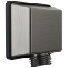 DELTA Universal Showering Components Square Wall Elbow for Hand Shower — Lumicoat® Black Stainless