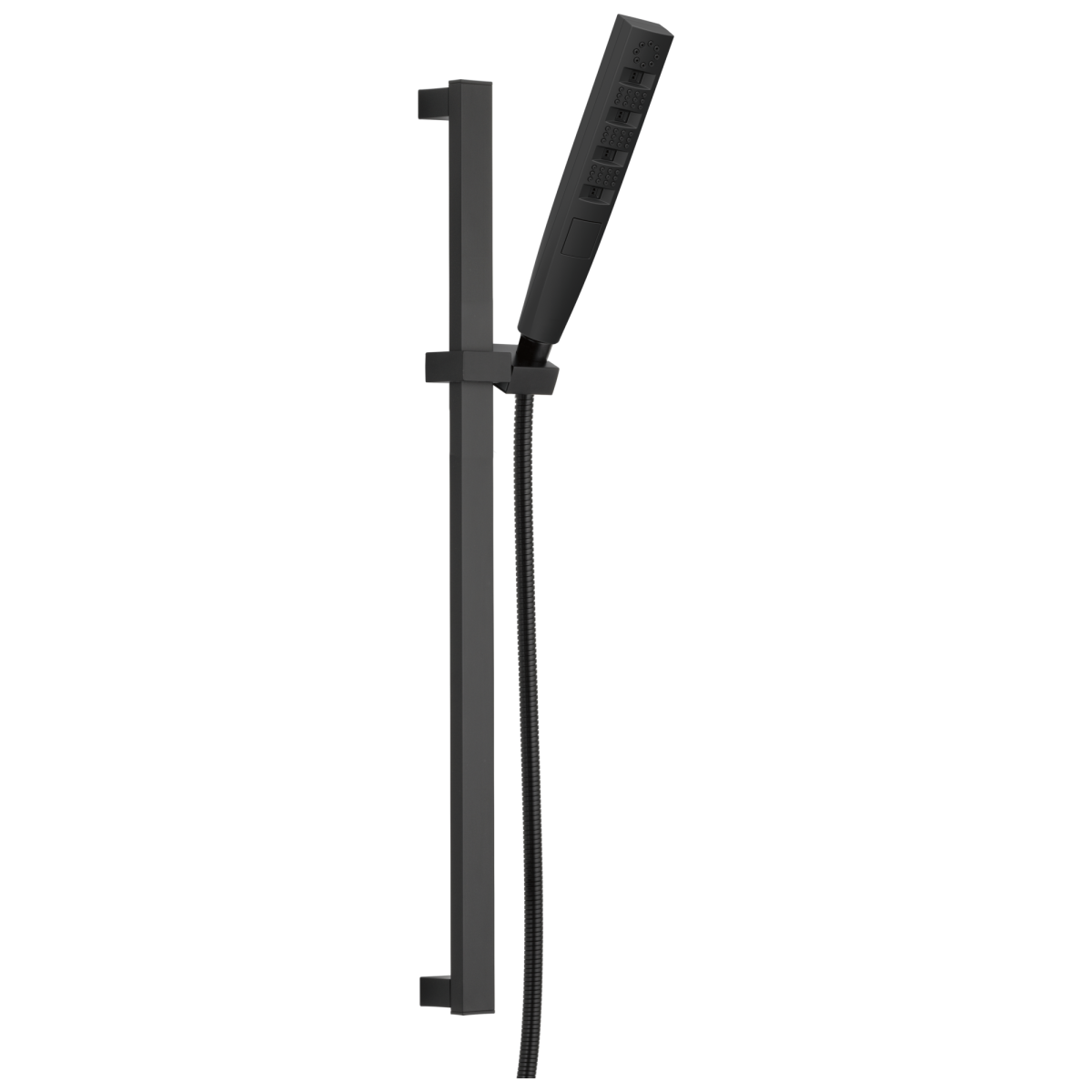 DELTA Universal Showering Components H2OKINETIC Hand Shower 1.75 GPM w/Slide Bar 4S — Matte Black