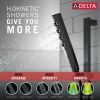 DELTA Universal Showering Components H2OKINETIC Hand Shower 1.75 GPM w/Slide Bar 4S — Matte Black