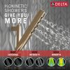 DELTA Universal Showering Components H2OKINETIC Hand Shower 1.75 GPM w/Slide Bar 4S — Lumicoat® Champagne Bronze