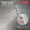DELTA Universal Showering Components H2OKINETIC Hand Shower 1.75 GPM w/Slide Bar 4S — Lumicoat® Chrome
