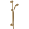 DELTA Universal Showering Components H2OKINETIC 3-Setting Slide Bar Hand Shower — Champagne Bronze
