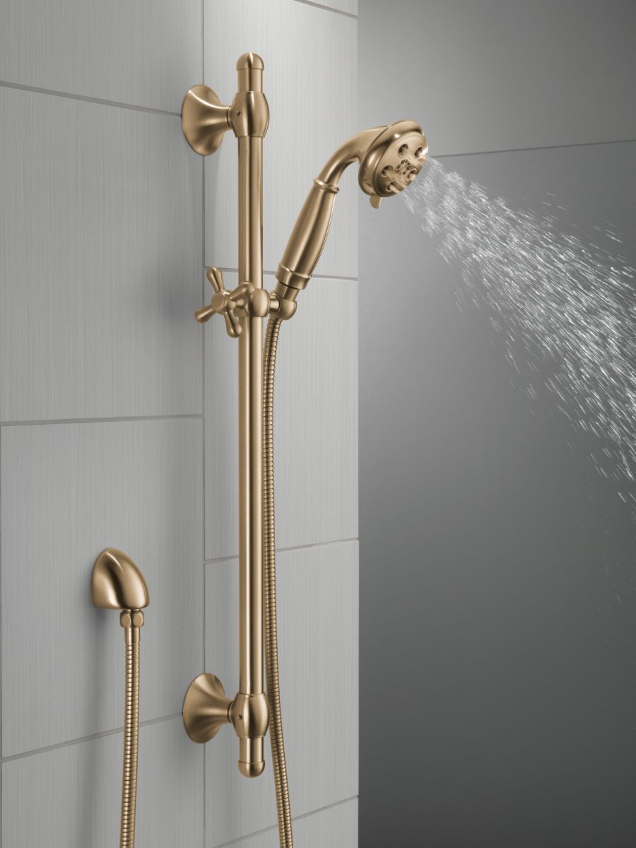 DELTA Universal Showering Components Wall Elbow for Hand Shower — Champagne Bronze