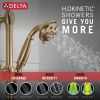 DELTA Universal Showering Components H2OKINETIC 3-Setting Slide Bar Hand Shower — Champagne Bronze