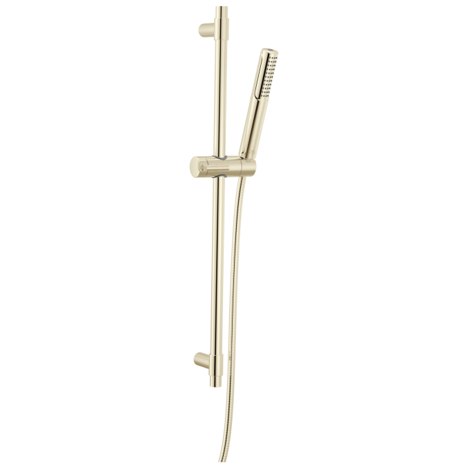 DELTA Universal Showering Components 2-Setting Hand Shower with ProClean Spray – Slide Bar Mount — Lumicoat® Polished Nickel