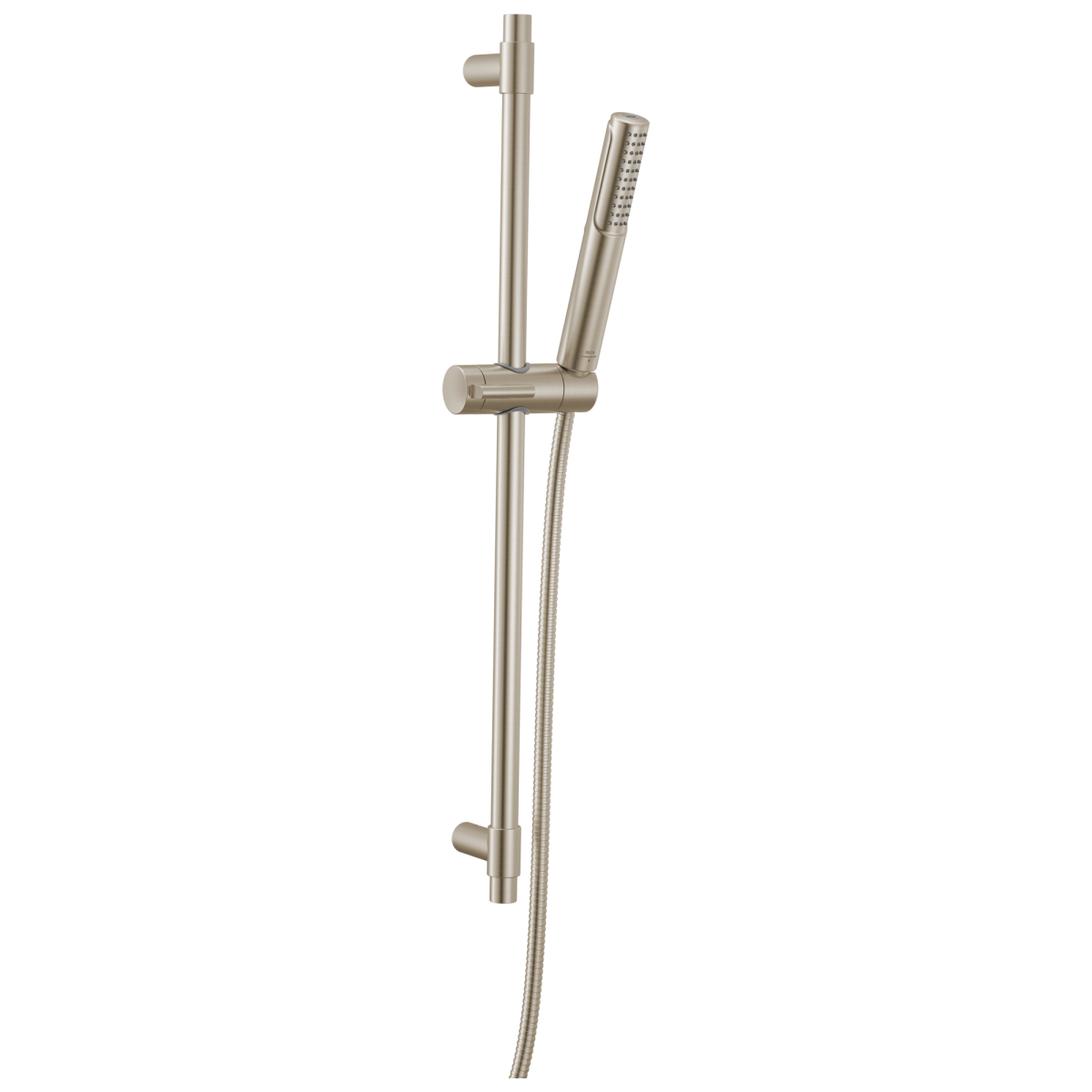 DELTA Universal Showering Components 2-Setting Hand Shower with ProClean Spray – Slide Bar Mount — Lumicoat® Stainless