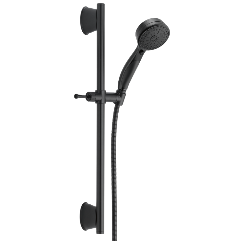 DELTA Universal Showering Components ActivTouch HS 1.75 GPM w/ Slide Bar 9S — Matte Black