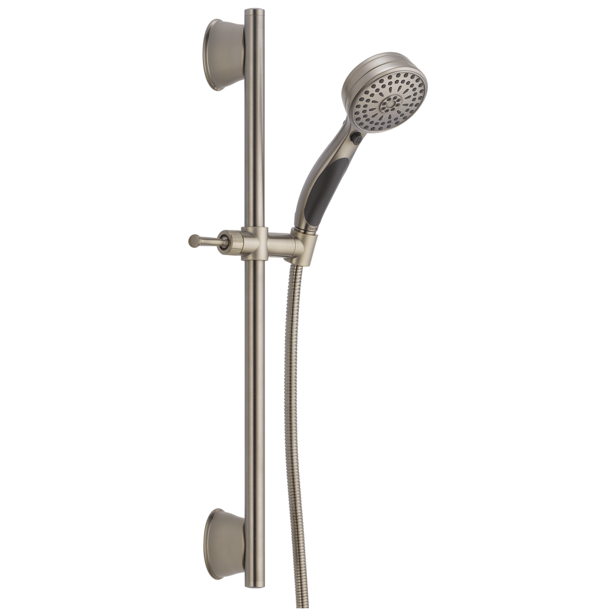 DELTA Universal Showering Components ActivTouch 9-Setting Slide Bar Hand Shower — Stainless