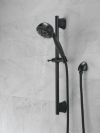 DELTA Universal Showering Components H2OKINETIC 5-Setting Slide Bar Hand Shower — Matte Black